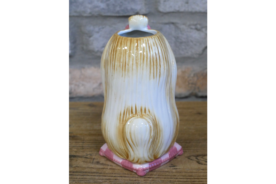 Cute Shih Tzu Ceramic Vase Artificial Flower Pot Maltese Dog Planter