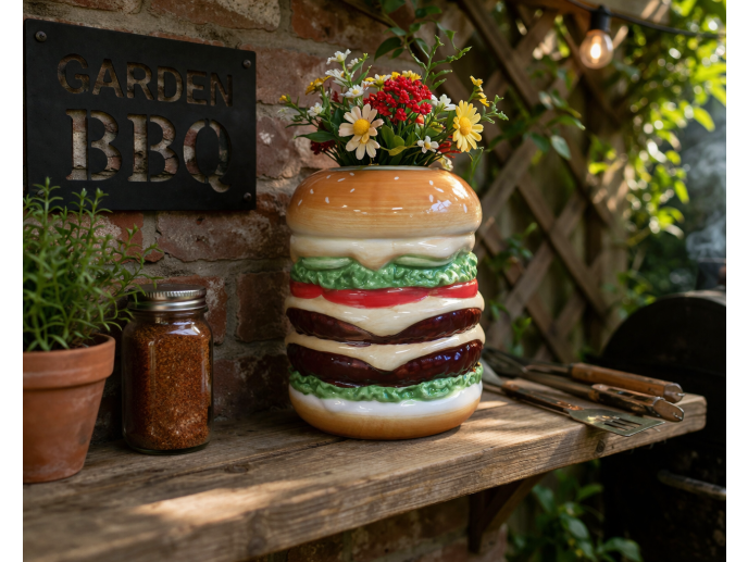 Burger Vase