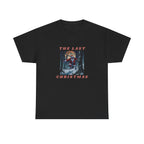 The Last Christmas Printed T-Shirt 100% Cotton Novelty Zombie Santa Xmas Tee Gift Black