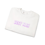 Best Nan Printed Crewneck Sweatshirt Pullover Retro 3D Nannan Grandma Granny Gift