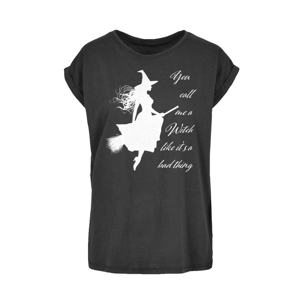 Call Me a Witch Women's Extended Shoulder T-Shirt XS-5XL UK 24 (5XL)