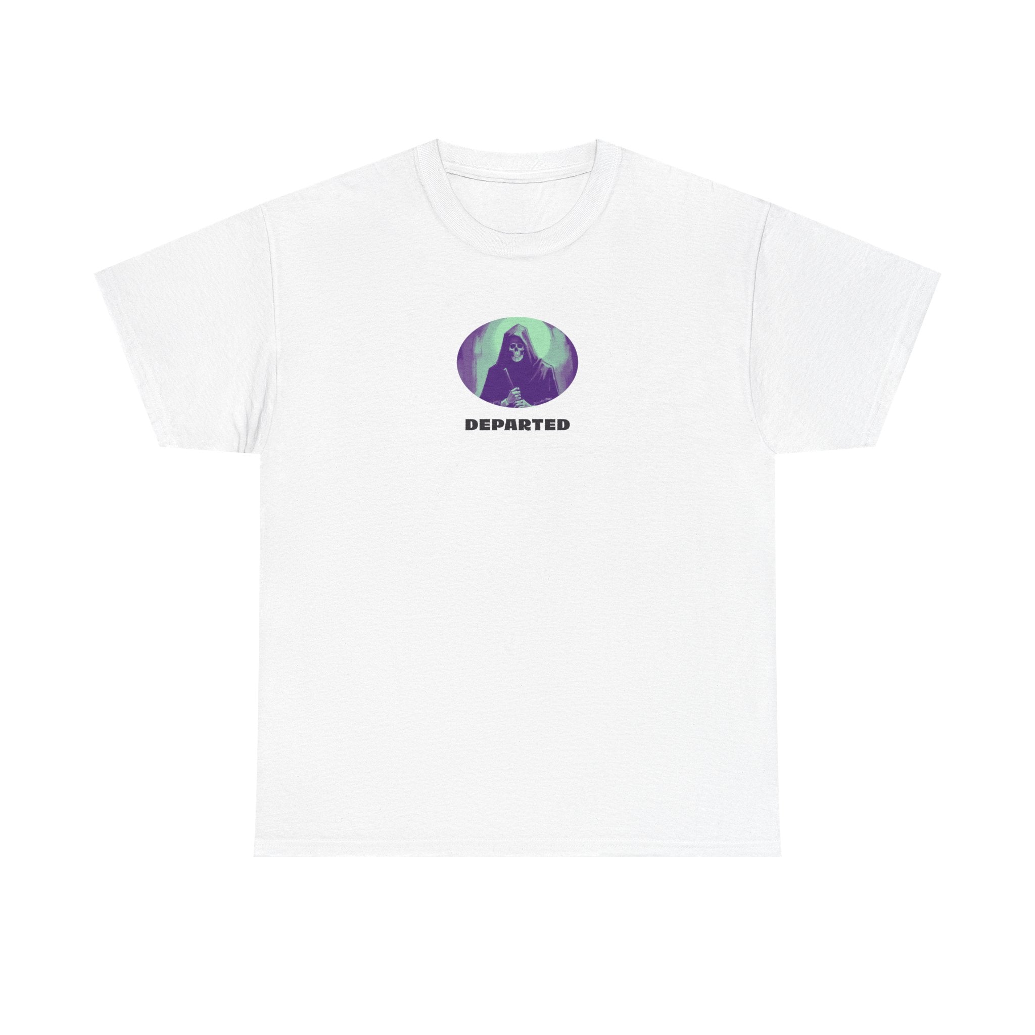Grim Reaper Departed Horror T-Shirt White