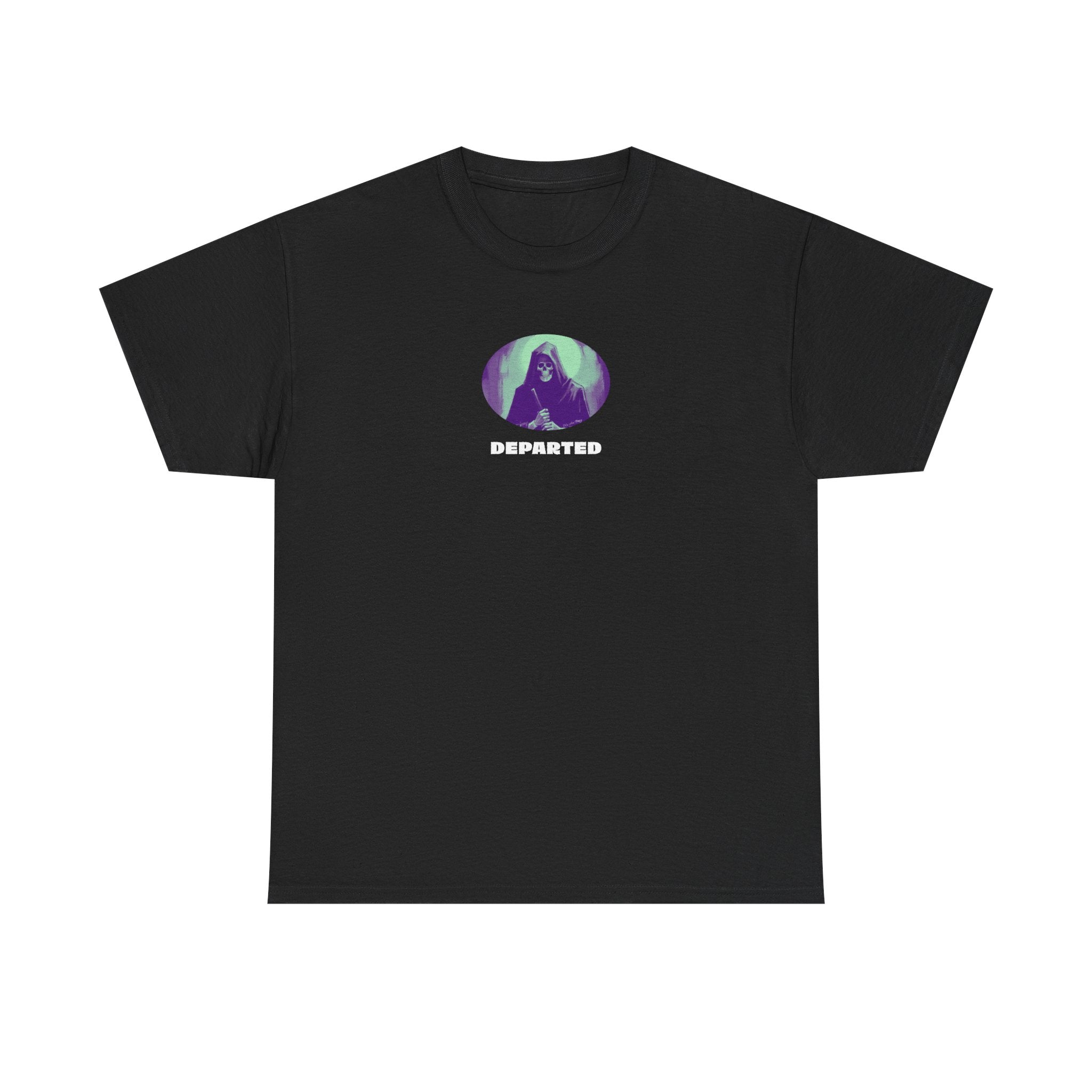 Grim Reaper Departed Horror T-Shirt Black