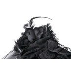 Dark in Love Millicent Black Tulle Feather Fantasy dress