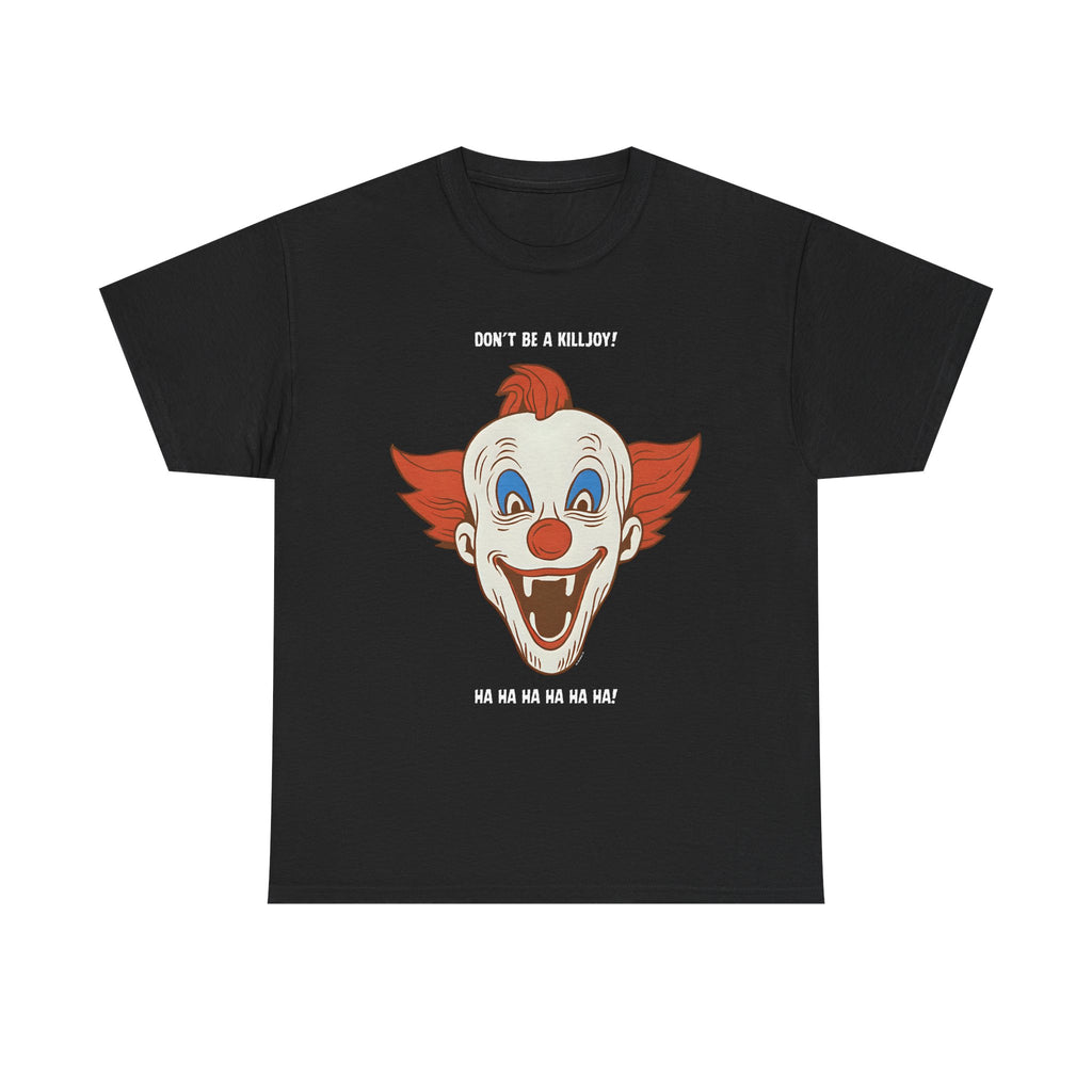 Killjoy Clown Novelty Printed T-Shirt 100% Cotton Retro Halloween Tee Black