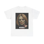 Mombie Halloween Printed T-Shirt 100% Cotton Scary Novelty Mom Zombie Tee White