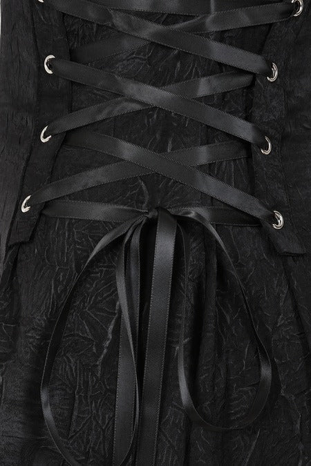 Gothic High Low Dress Black Asymmetric Banned Apparel