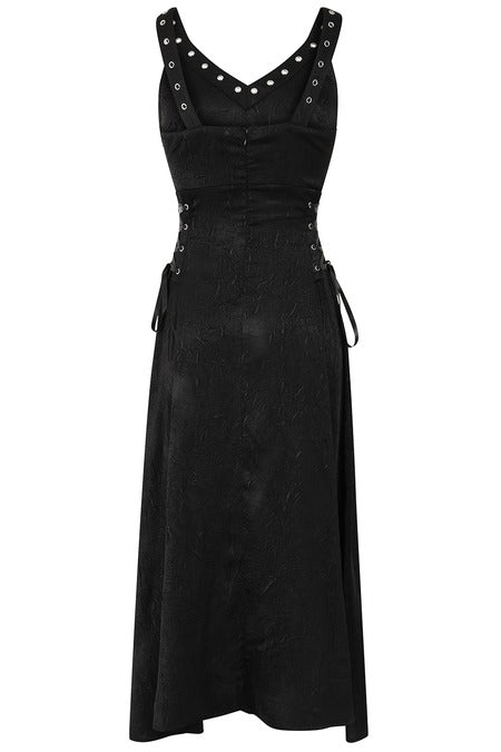 Gothic High Low Dress Black Asymmetric Banned Apparel