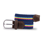 The World’s First Recycled Woven Belt – Made from Ocean Plastic Neon Fine Stripe