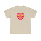Super Mom Printed T-Shirt 100% Cotton Novelty Mum Mom Tee Birthday Mother's Day Gift Sand