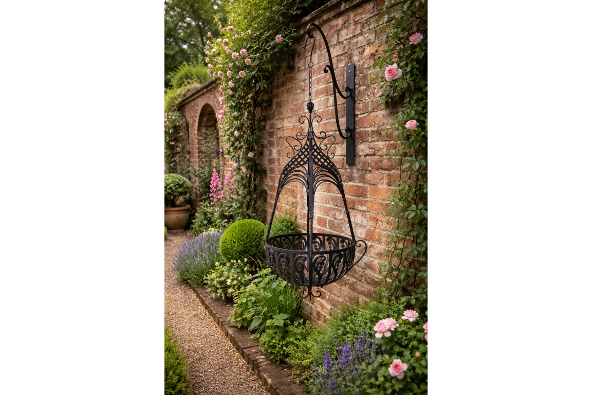 Large Hanging Basket  (Black)