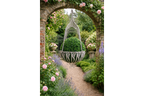 Large Hanging Basket (Cream)