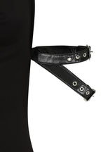 Necessary Evil Aphrodite Plunge Cowl Neck Top