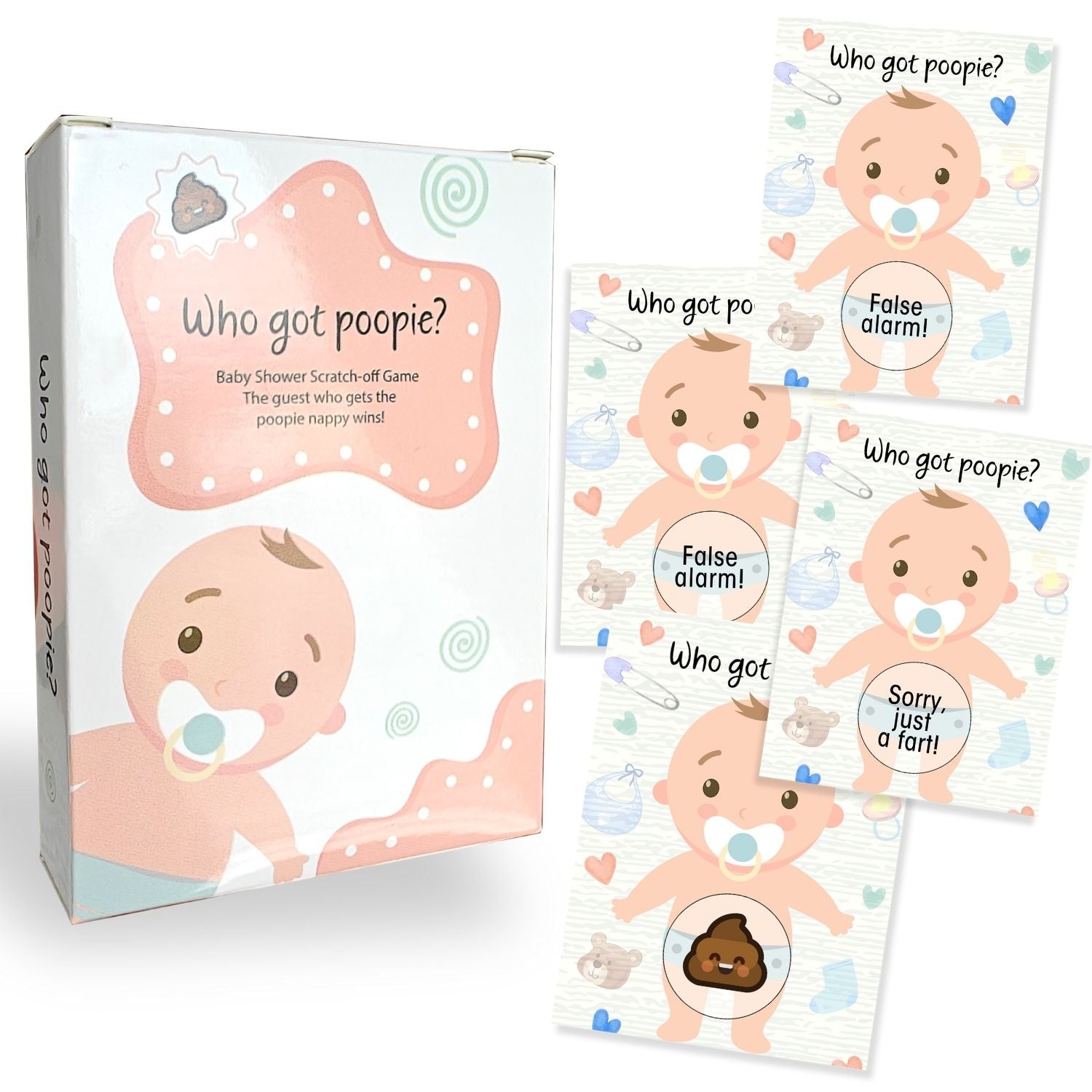 Baby Shower Scratch Off Game - 33 Card Pack
