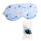 Satin Sleep Mask - Cranes Print Sleep Mask & Black Earplugs