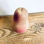 Classic Large Painted Pear Fruit Ornament Red Unique Homeware Gift 17cm
