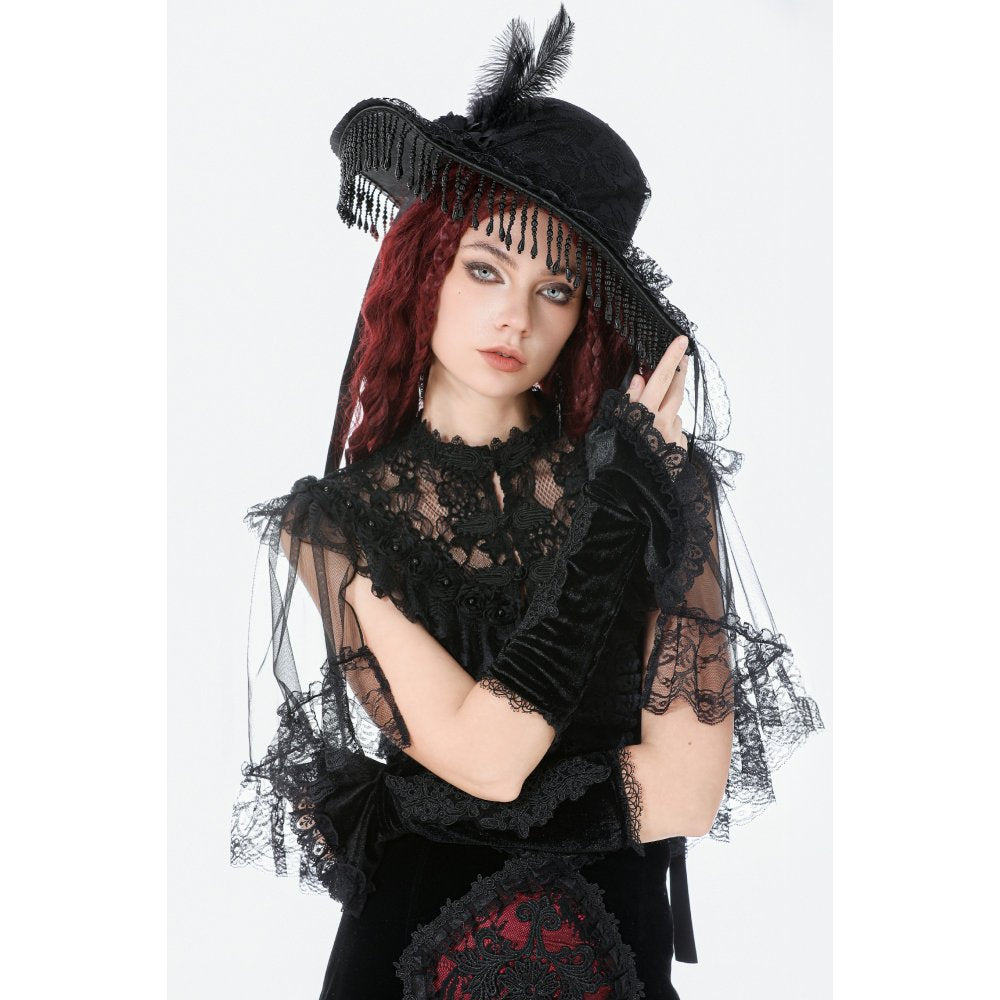 Dark in Love Lillian Victorian Lace Arm Warmers