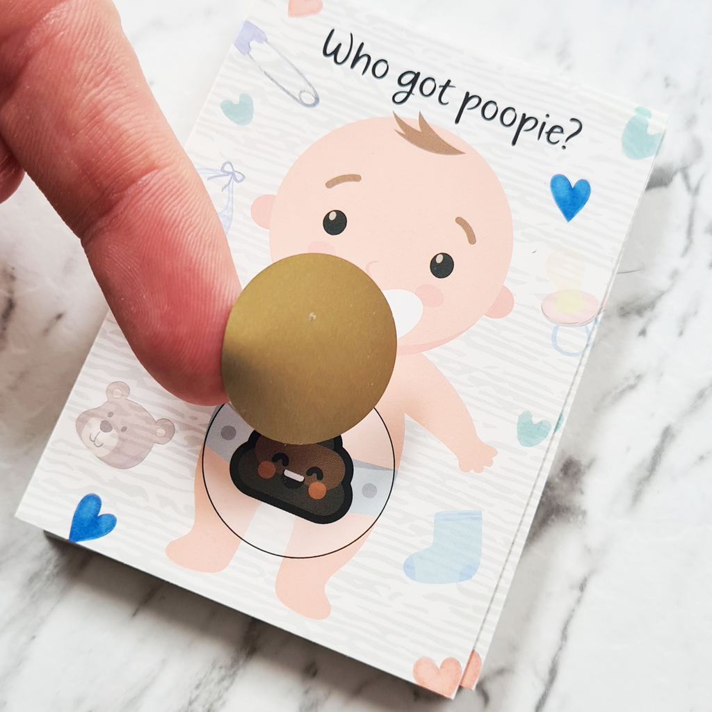 Baby Shower Scratch Off Game - 33 Card Pack