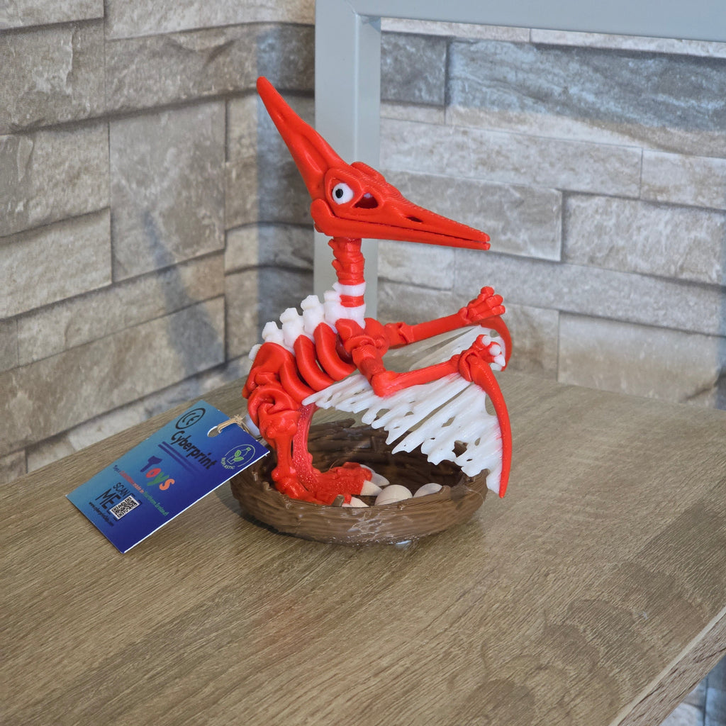 Skeleton Pteranodon - Articulated Fidget Figure