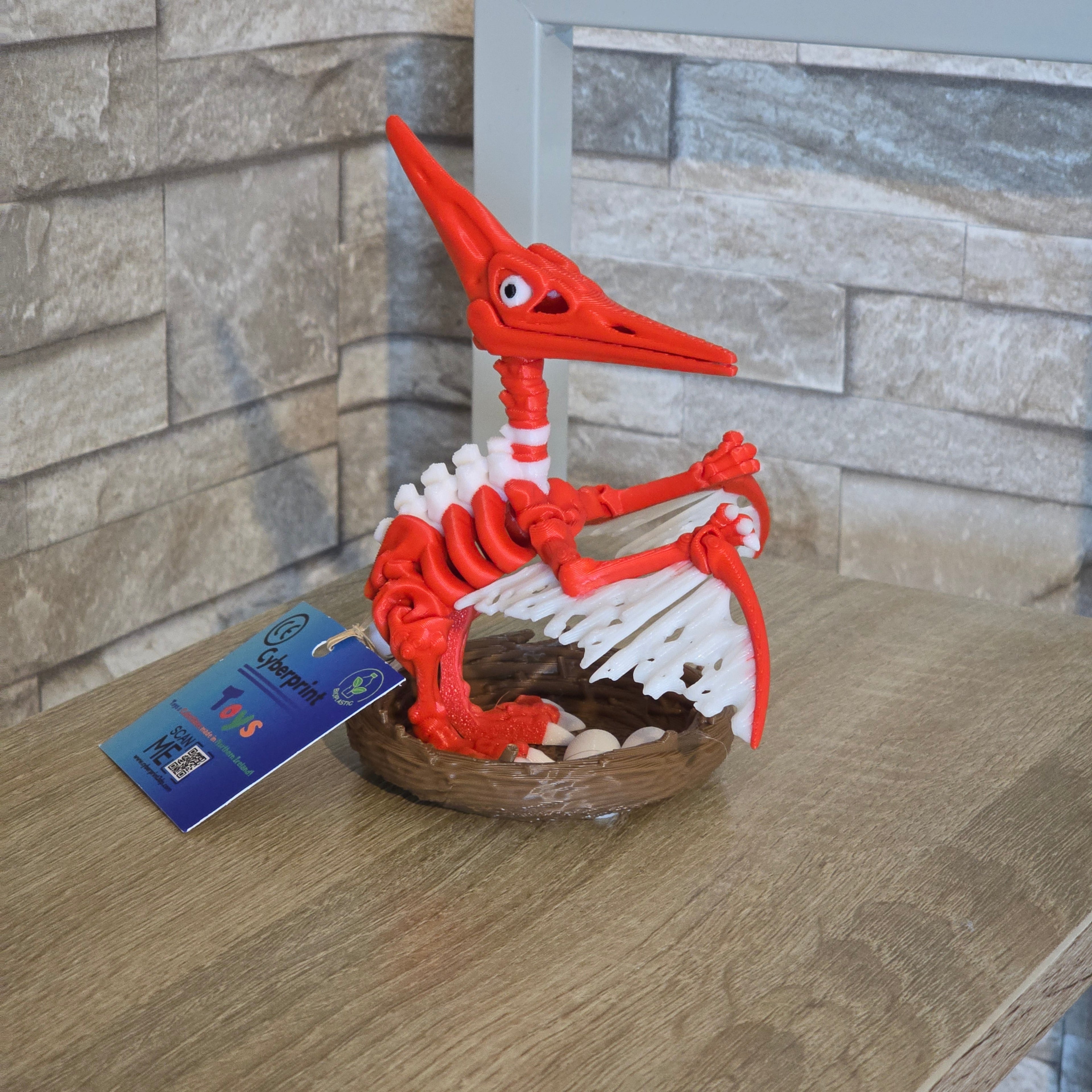 Skeleton Pteranodon - Articulated Fidget Figure