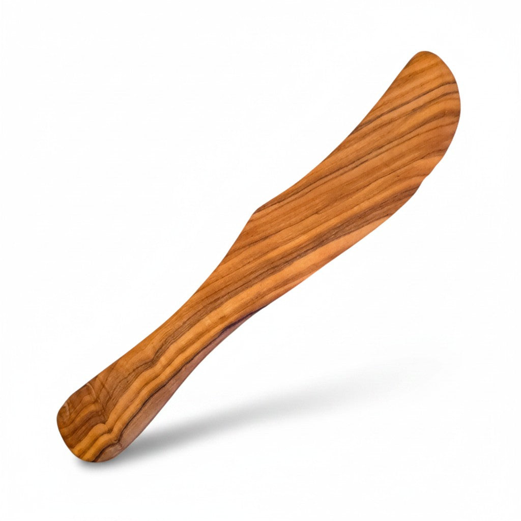 Handcrafted Olive Wood Butter Spreader & Knife