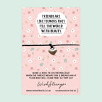 WishStrings Wish Bracelet – Adjustable Self-Tie Friendship Gift with Gift Card