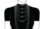 21.6" (55cm) Diamond Ball Chain