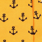 Yellow Anchor Bamboo Socks