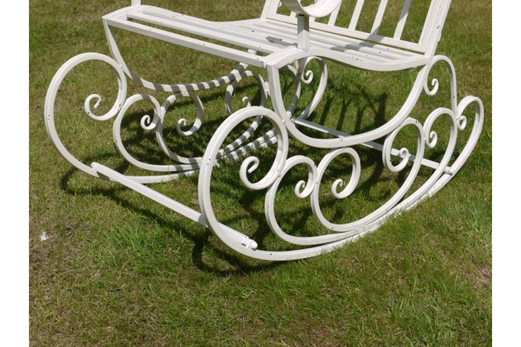 Antique Cream Rocking Chair