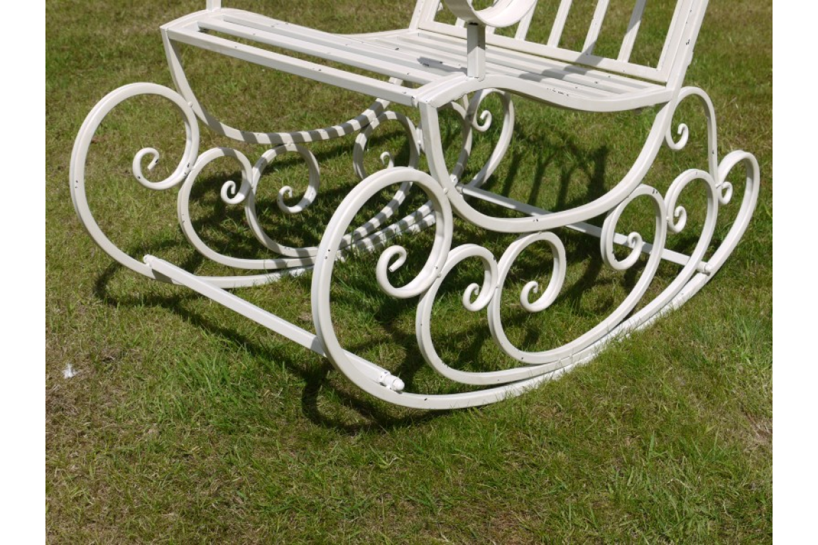 Antique Cream Rocking Chair
