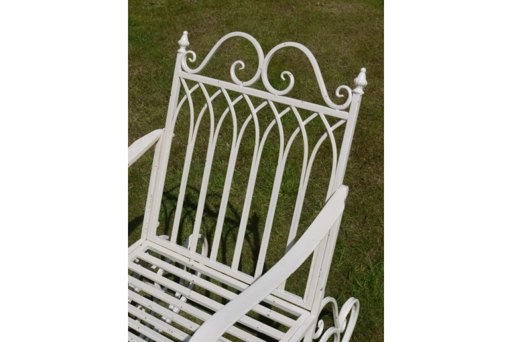 Antique Cream Rocking Chair