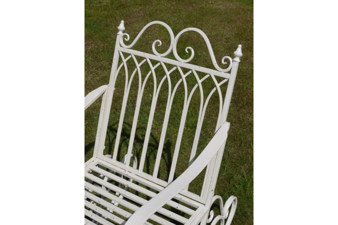 Antique Cream Rocking Chair