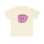 World's Best Mom Printed T-Shirt 100% Cotton Novelty Mum Mom Tee Birthday Mother's Day Gift Natural