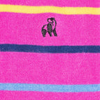 Pink Multi Stripe Bamboo Socks