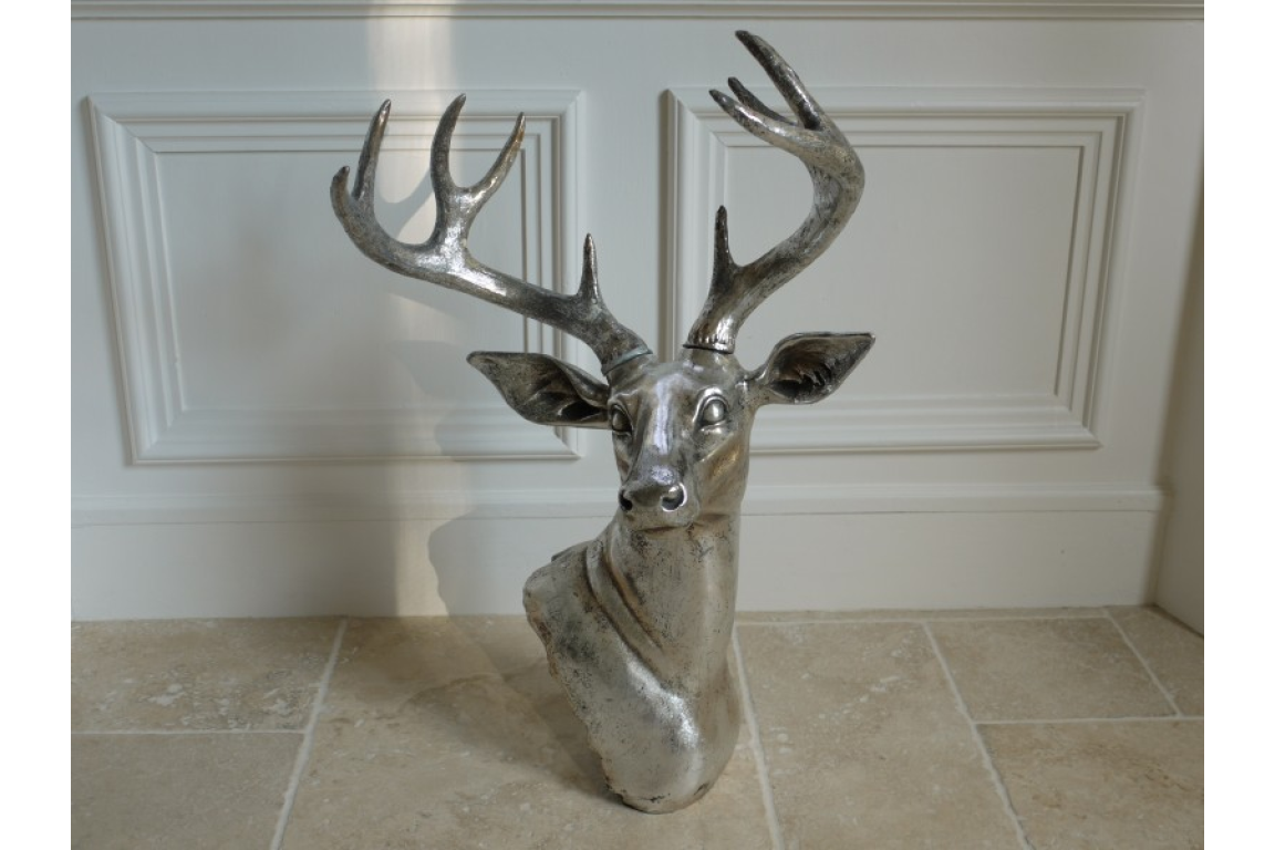 Silver Deer Head