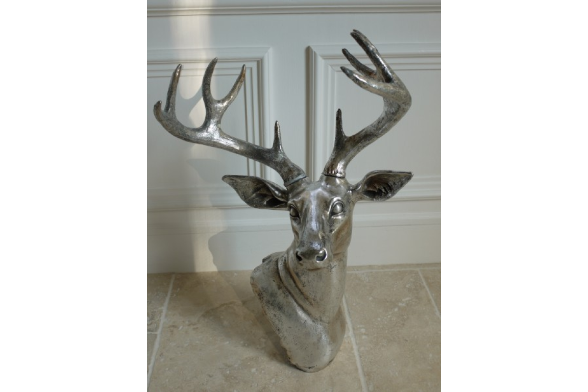 Silver Deer Head