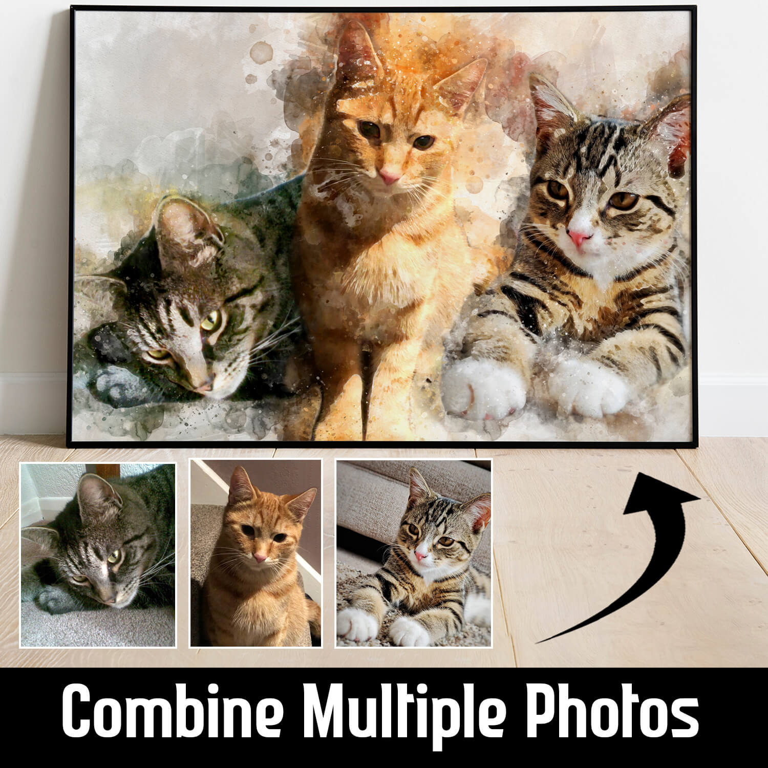 Personalised Pet Portrait - Canvas