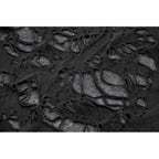 Dark in Love Morrigan One-Shoulder Lace Goth Top in Black