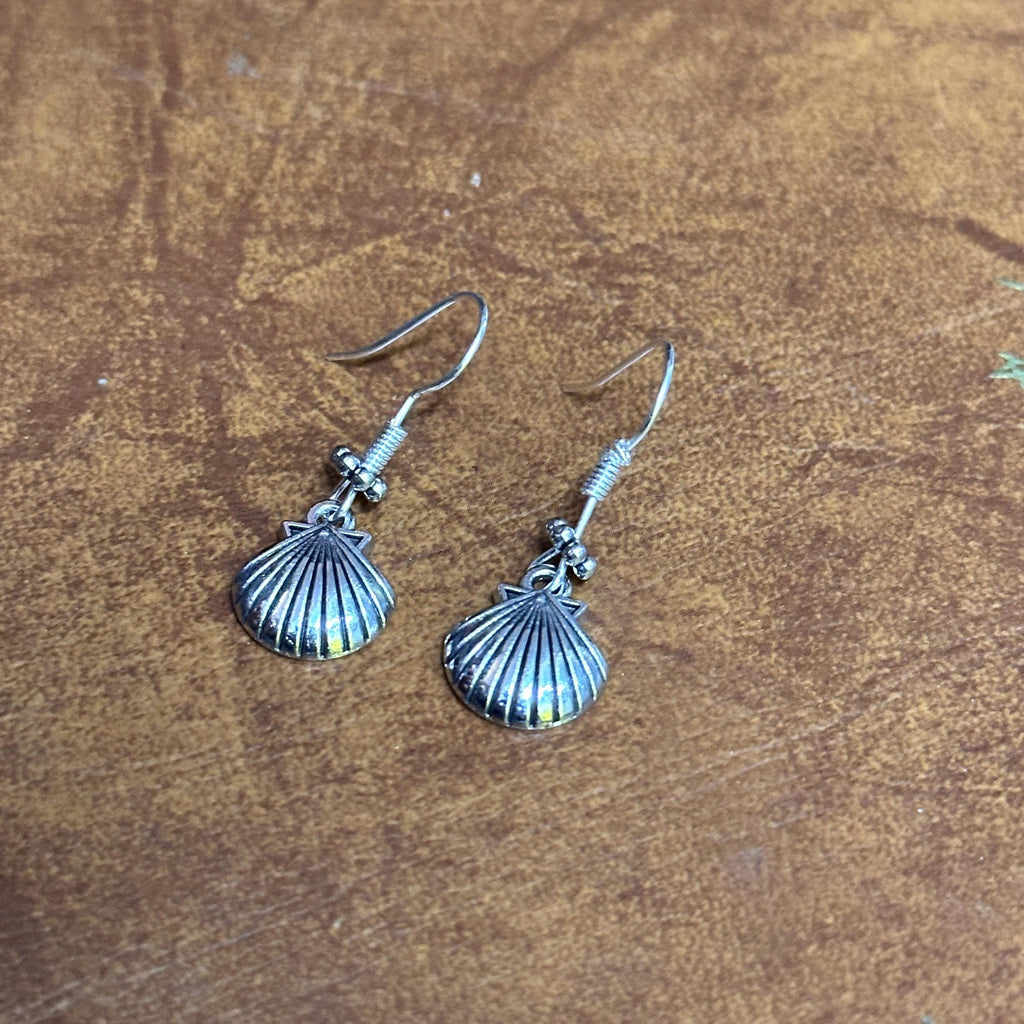 Moon Star Charm Drop Earrings