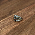 Intricate Gothic Claw Talon Ring Dark Horror Statement Silver Tone - Size M