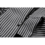 Dark in Love Striped Gothic Mini Dress