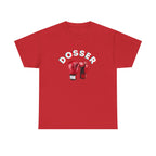 Dosser Boxing Printed T-Shirt 100% Cotton Novelty Quote Motivation Boxing Gloves Sports Tee Gift Red