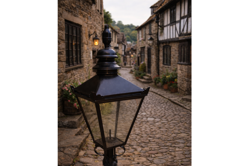 Medium Black Lamp Top