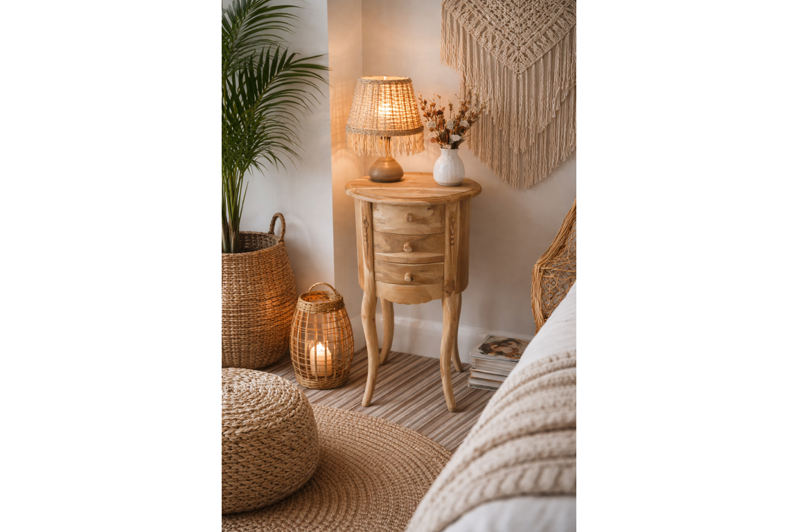 Bedside (Round/Unfinished)