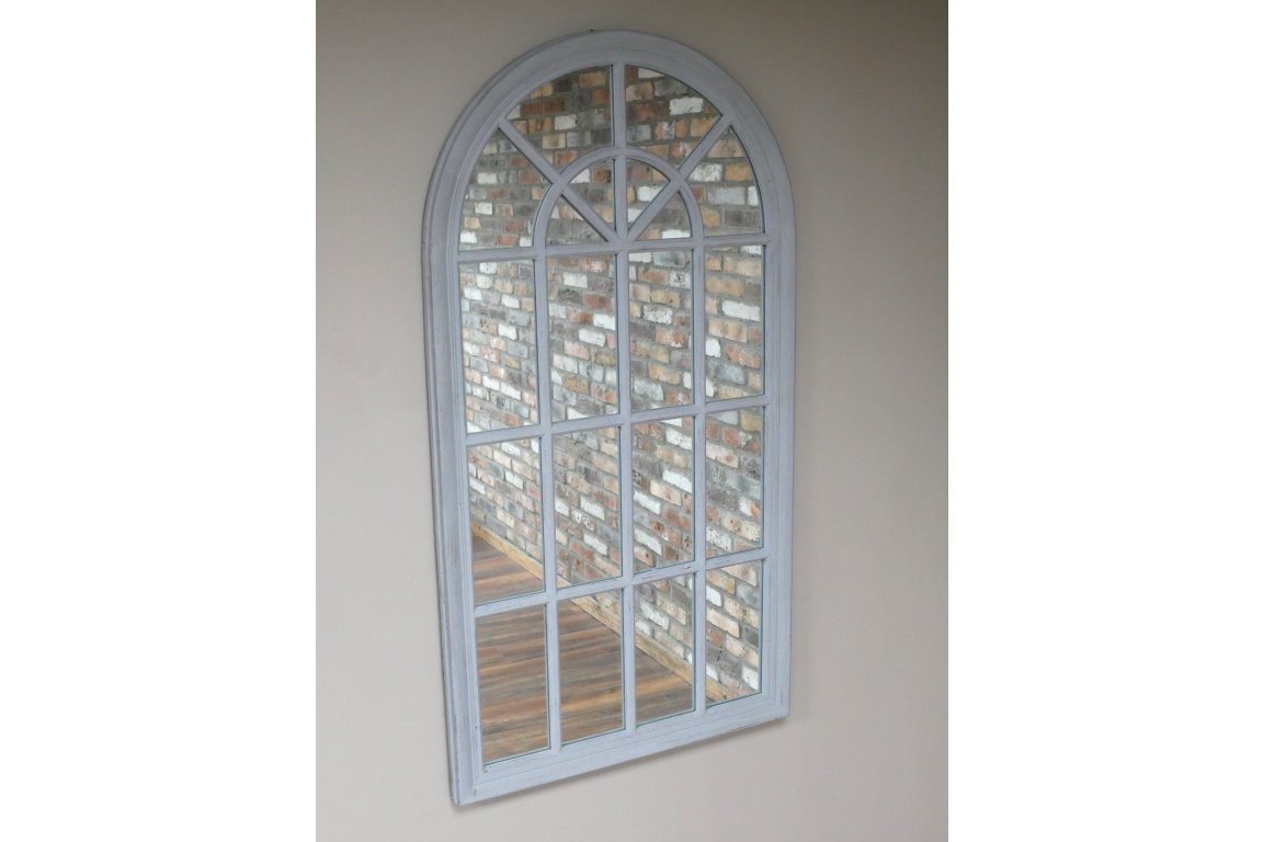 Grey Arch Mirror