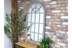 Grey Arch Mirror