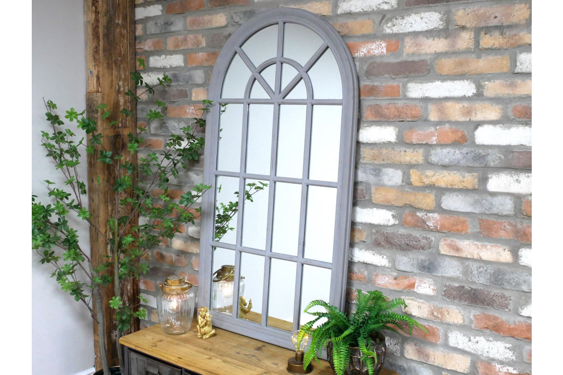 Grey Arch Mirror
