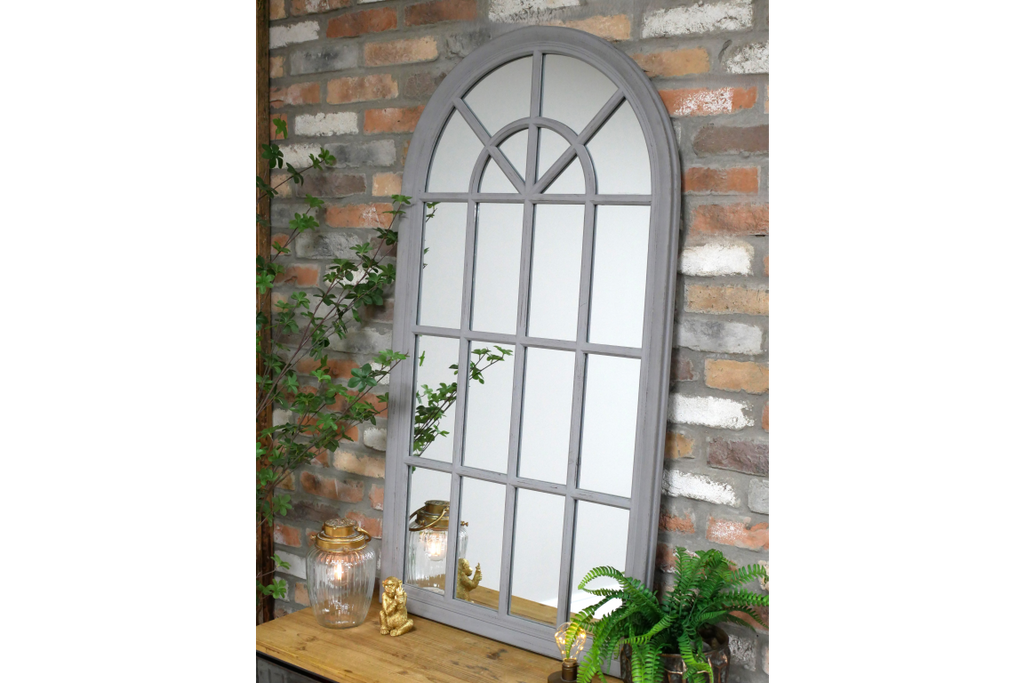Grey Arch Mirror