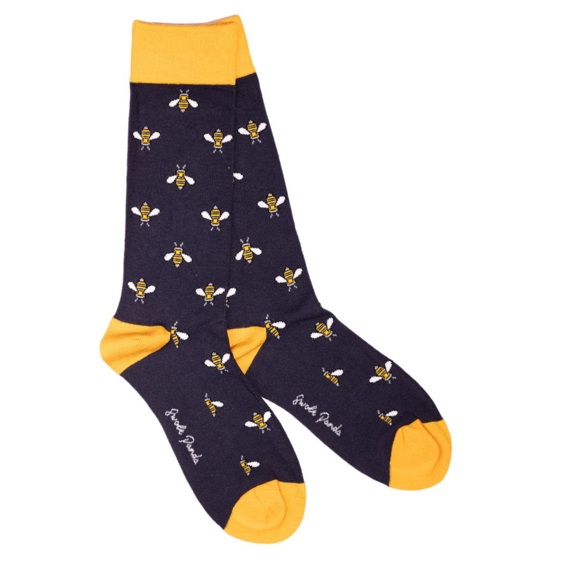 Sustainable Bamboo Socks, Made to Last Navy Bumblebee