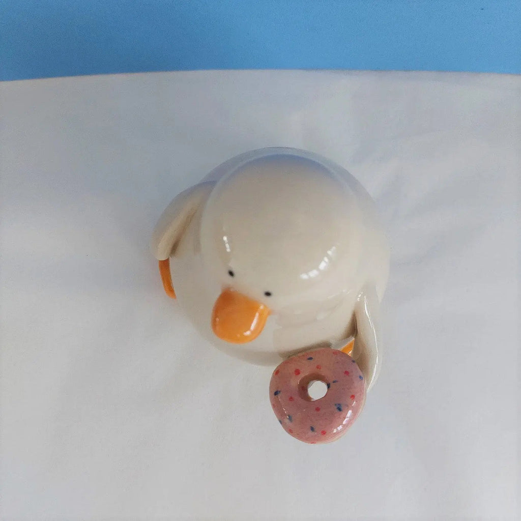 Duncan's Doughnut Ceramic Ornament